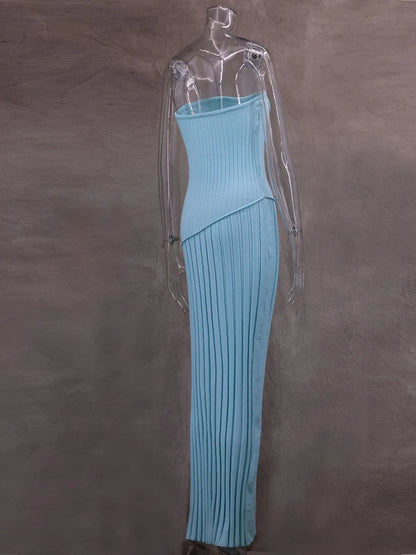 Ashlea Blue Maxi Dress