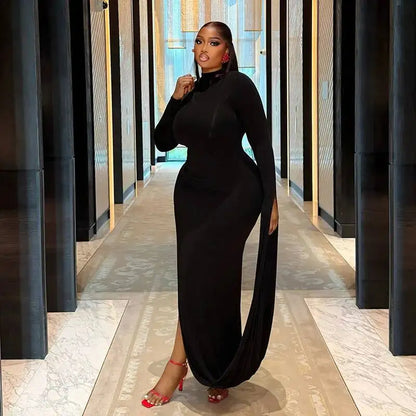 Linsey Turtleneck Maxi Dress