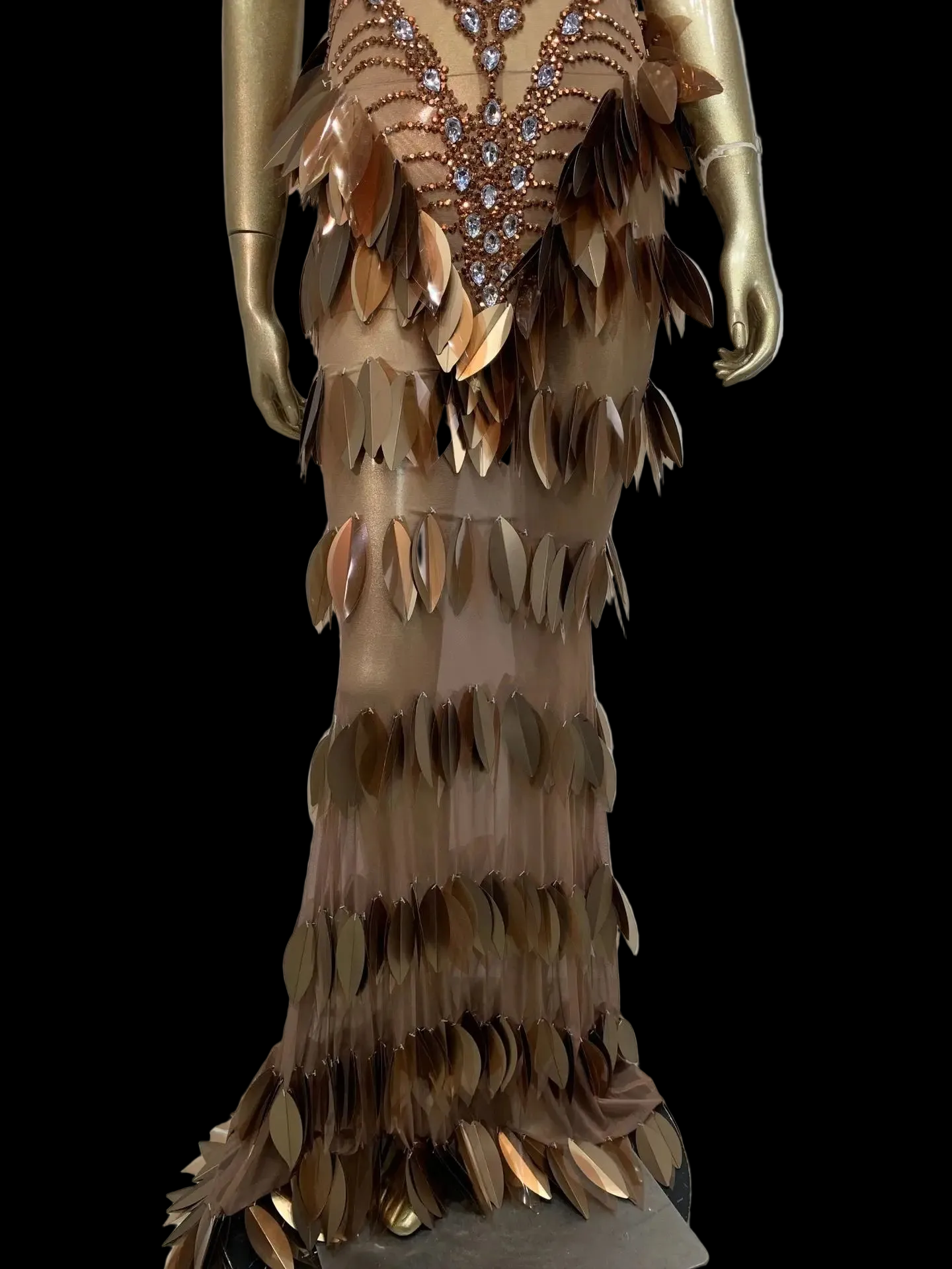 Brown Luxe Maxi Dress