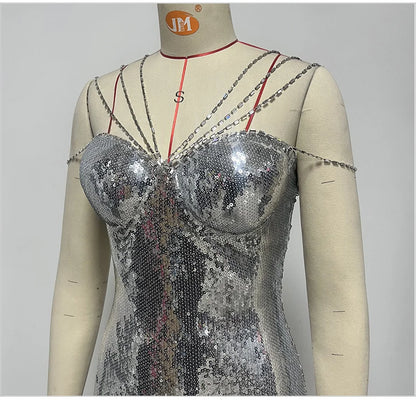Angeli Sequined Dress