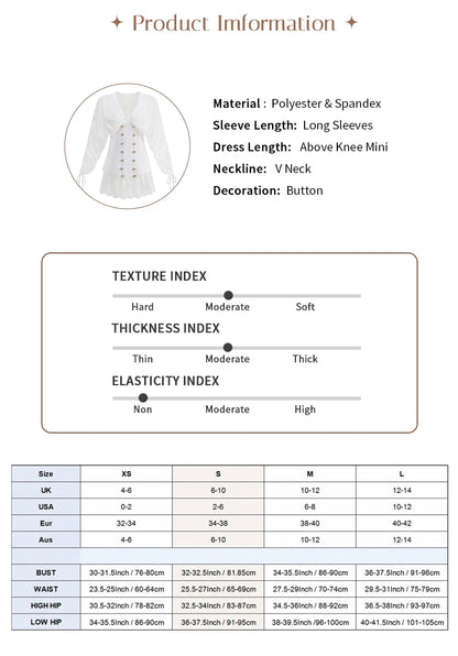 Nessa Chiffon Corset Mini Dress