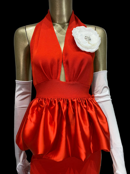 Flower Bandage Maxi Dress