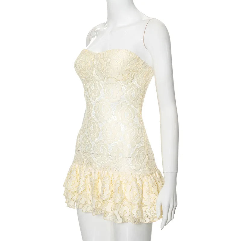 No Exception Lace Mini Dress