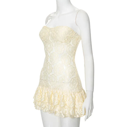 No Exception Lace Mini Dress