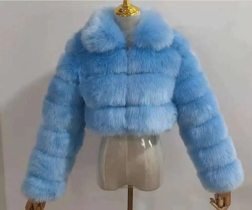 Lapel Fur Coat