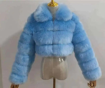 Lapel Fur Coat