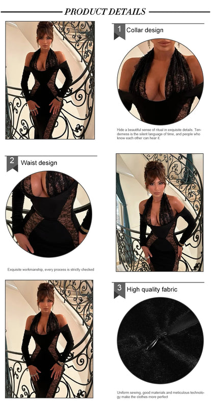 Marissa Mesh Maxi Dress
