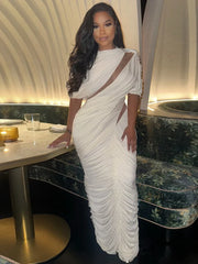 Marcia Elegant Pleated Dress