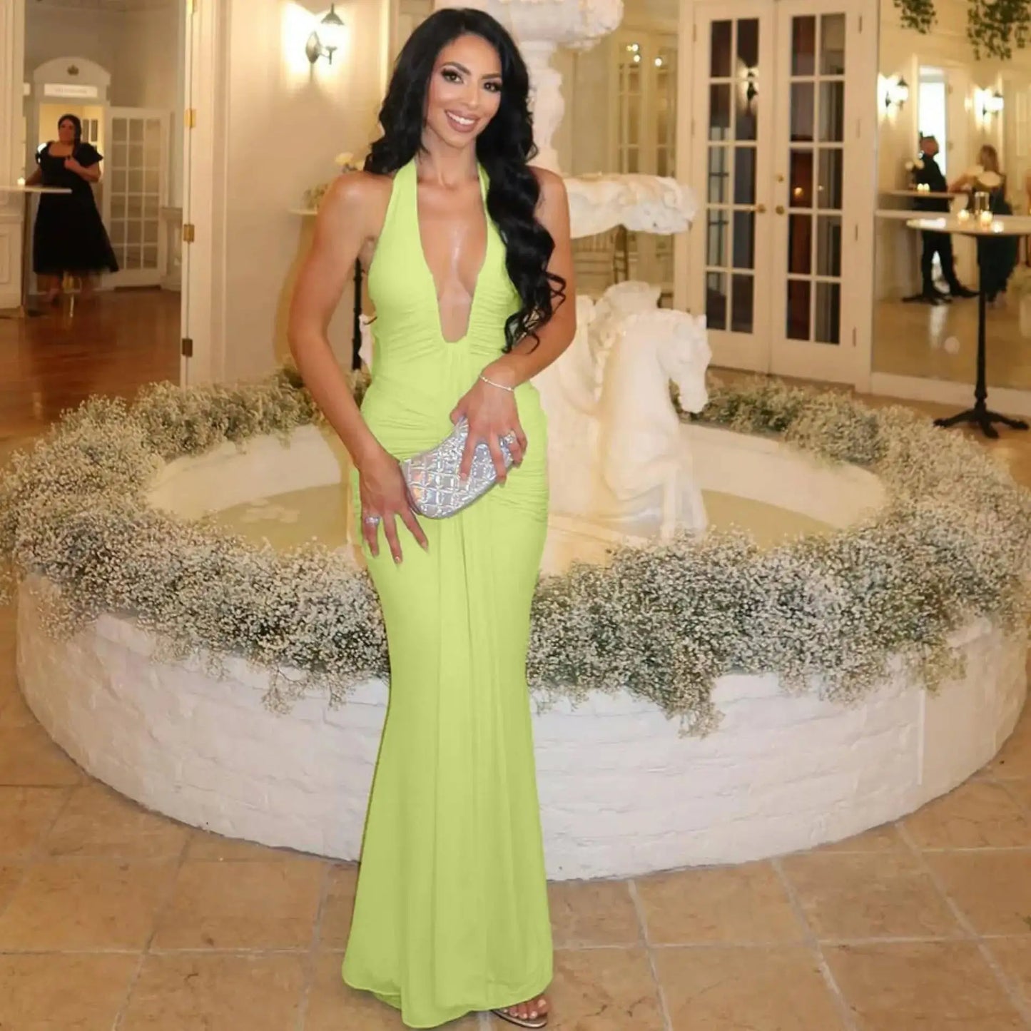 Alexa Ruched Bodycon Dress