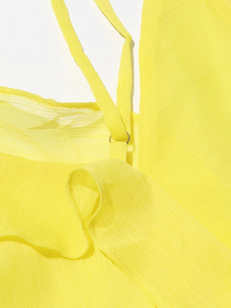 Katie Diagonal Collar Maxi Dress