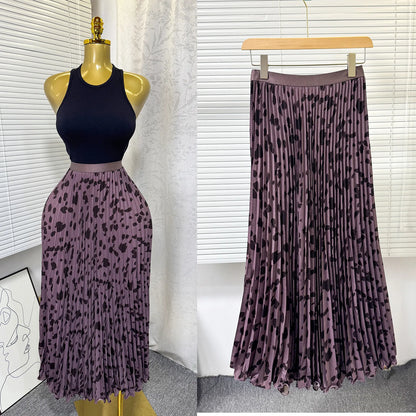 Kiana High Waist Skirt Set