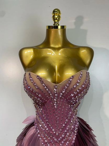 Sequins Mesh Mini Dress