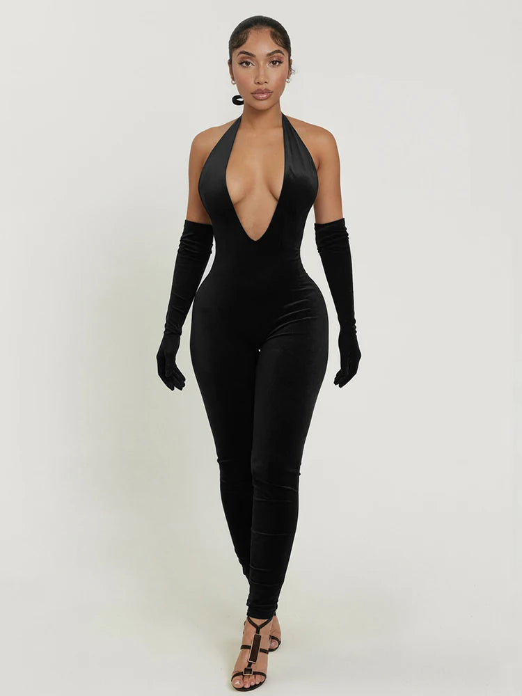 Shelli V-Neck Jumpsuit