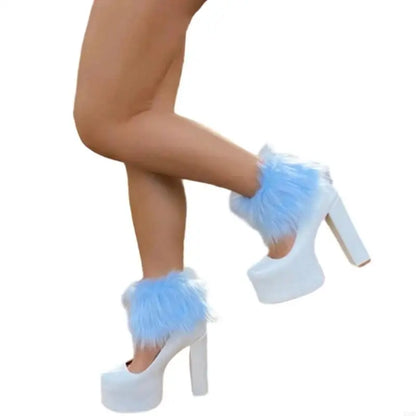 Fur Fuzzy Leg Warmer