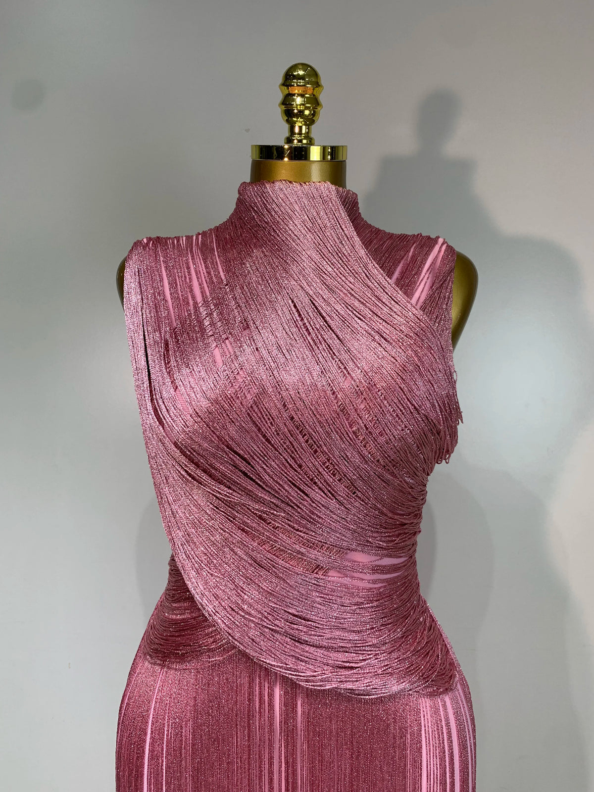 Izabella Tassel Bandage Maxi Dress