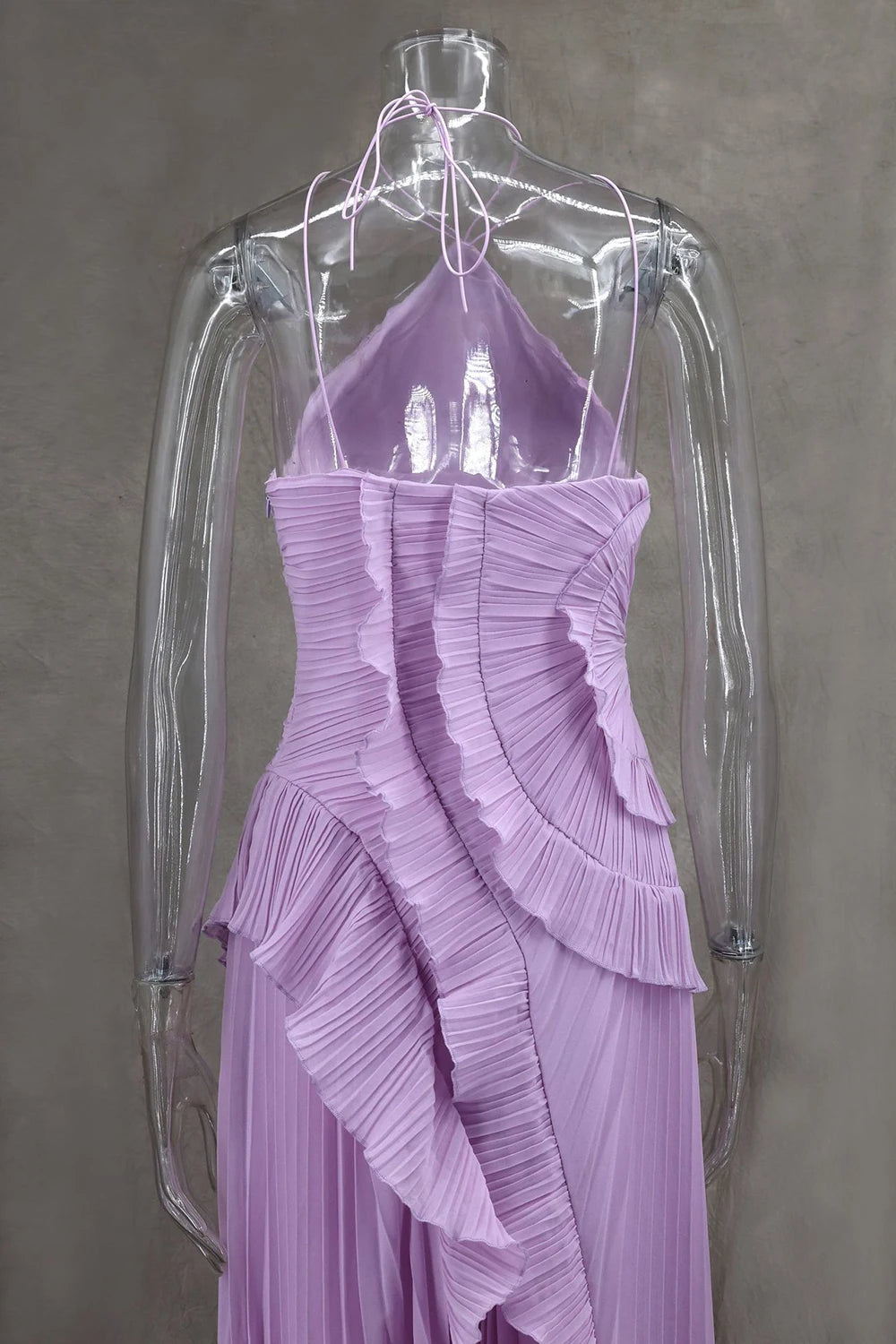 Kelsi Chiffon Ruffle Maxi Dress