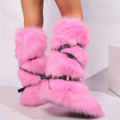 Plush Furry Boots