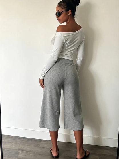 Anita Crop Pants Set