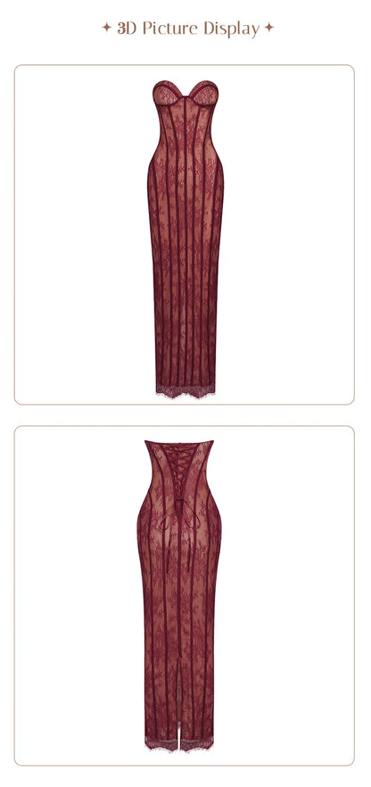 Kerry Corset Bustier Maxi Dress
