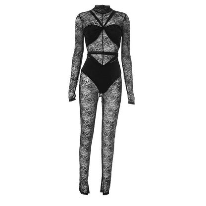 Atasa Mesh Jumpsuit