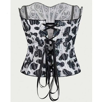 Corset Mesh Bustier Top