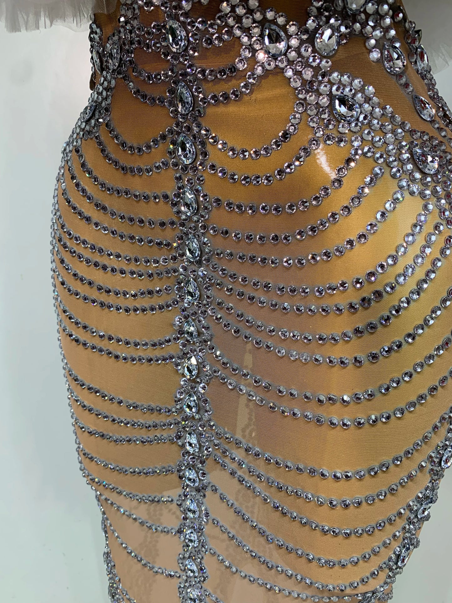 Queenin' Rhinestone Maxi Dress