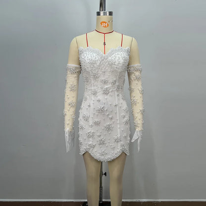 Courthouse Pearl Luxe Mini Dress