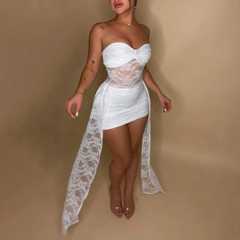 Lili Mesh Tassel Dress