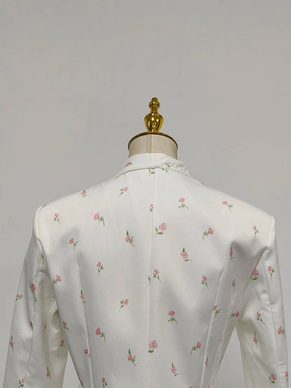 Floral Blazer Dress