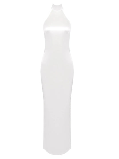 Pearl Backless Maxi Dress