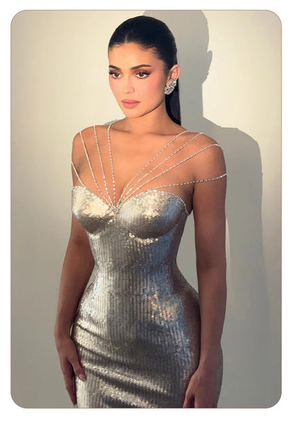 Luxe Sequin Maxi Dress