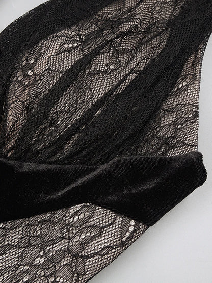 Marissa Mesh Maxi Dress