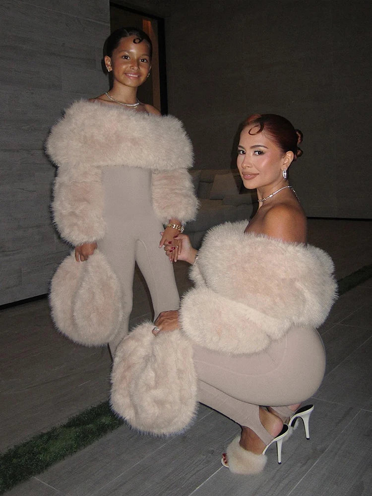 Maya Furry Jumpsuit