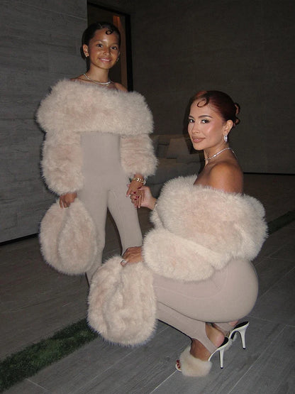 Maya Furry Jumpsuit