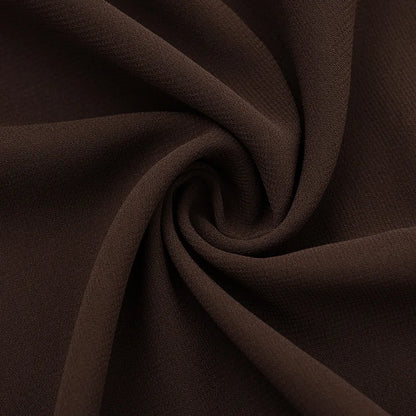 Turtleneck Sheer Chiffon Capris Set