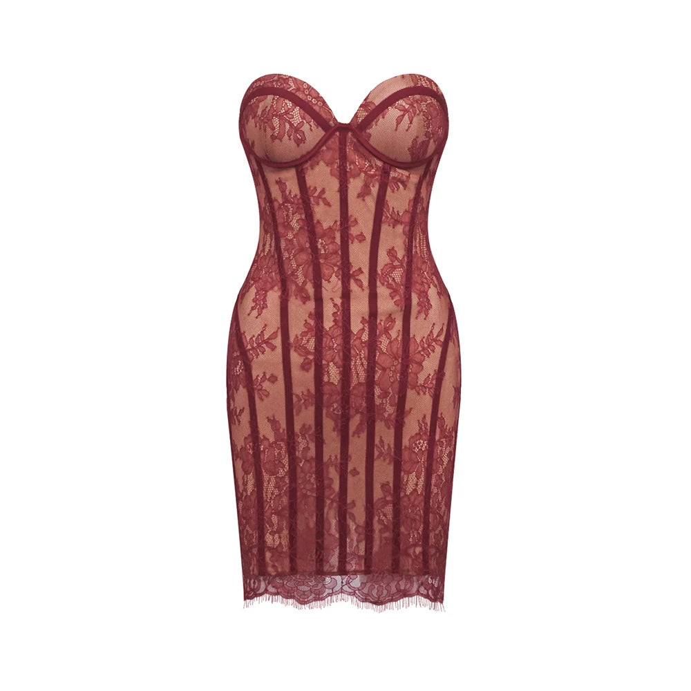 Kerry Corset Bustier Mini Dress