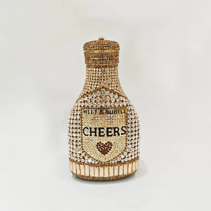 Cheers Crystal Clutch Purse