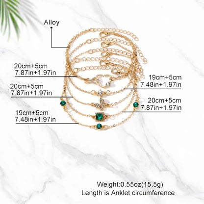 5pcs Vintage Bracelet Set
