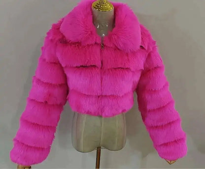 Lapel Fur Coat