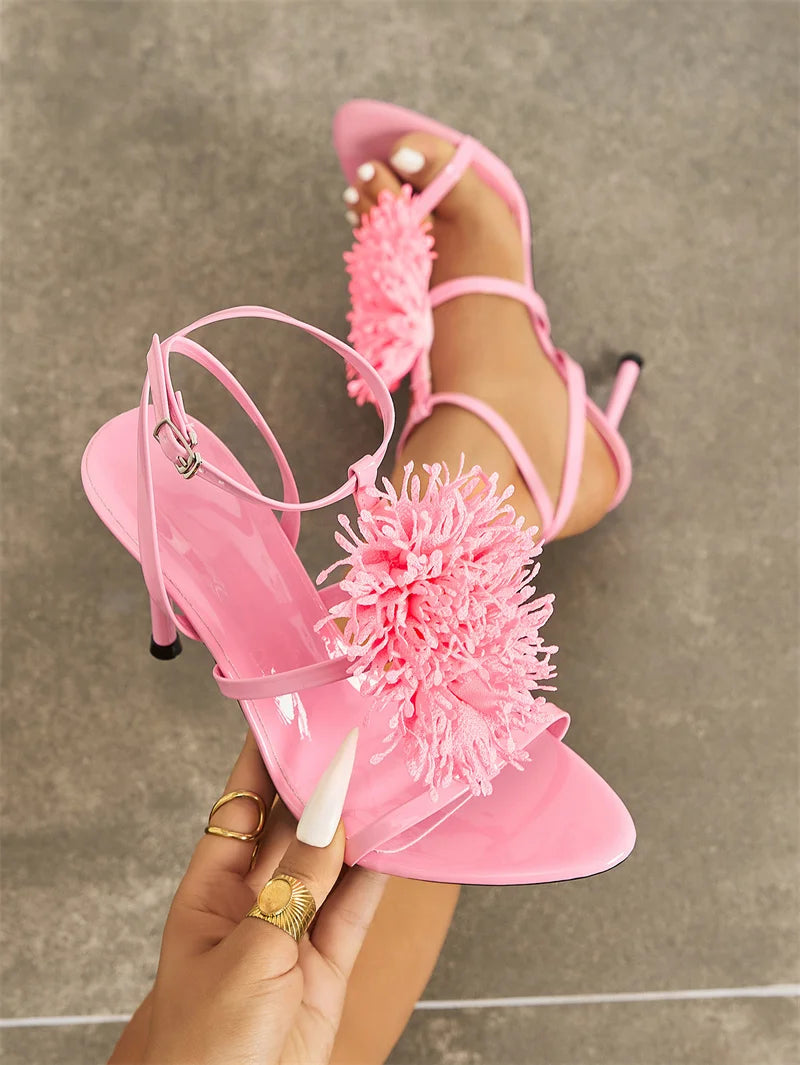 Coral High Heels