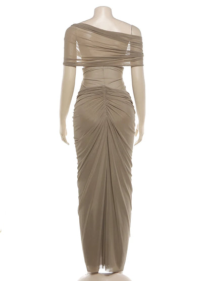 Lourdie Ruched Maxi Dress