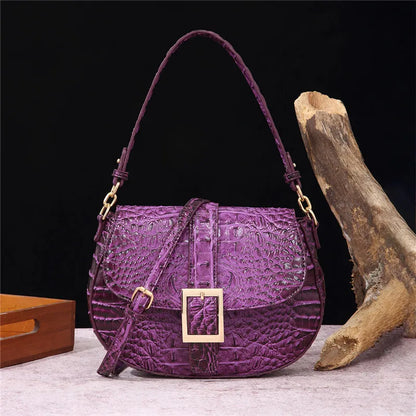 Reptile Pattern Crossbody Bag