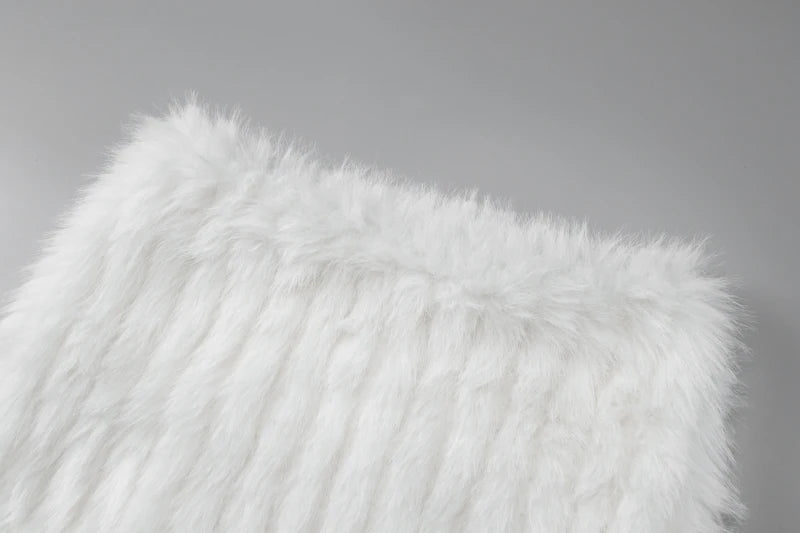 Taylor Fur Mini Skirt Set