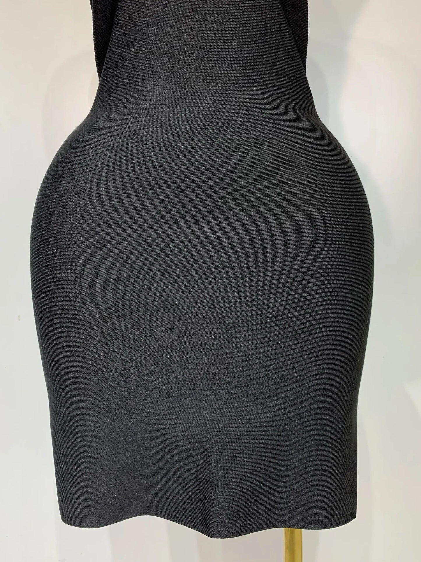 White Collar Bodycon Bandage Mini Dress