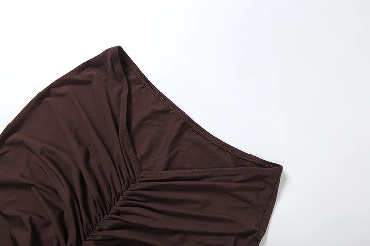 Puff Sleeve Ruched Skirt Set