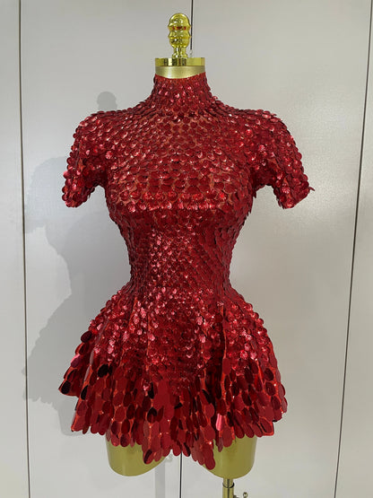 Life Of The Party Sequins Dress