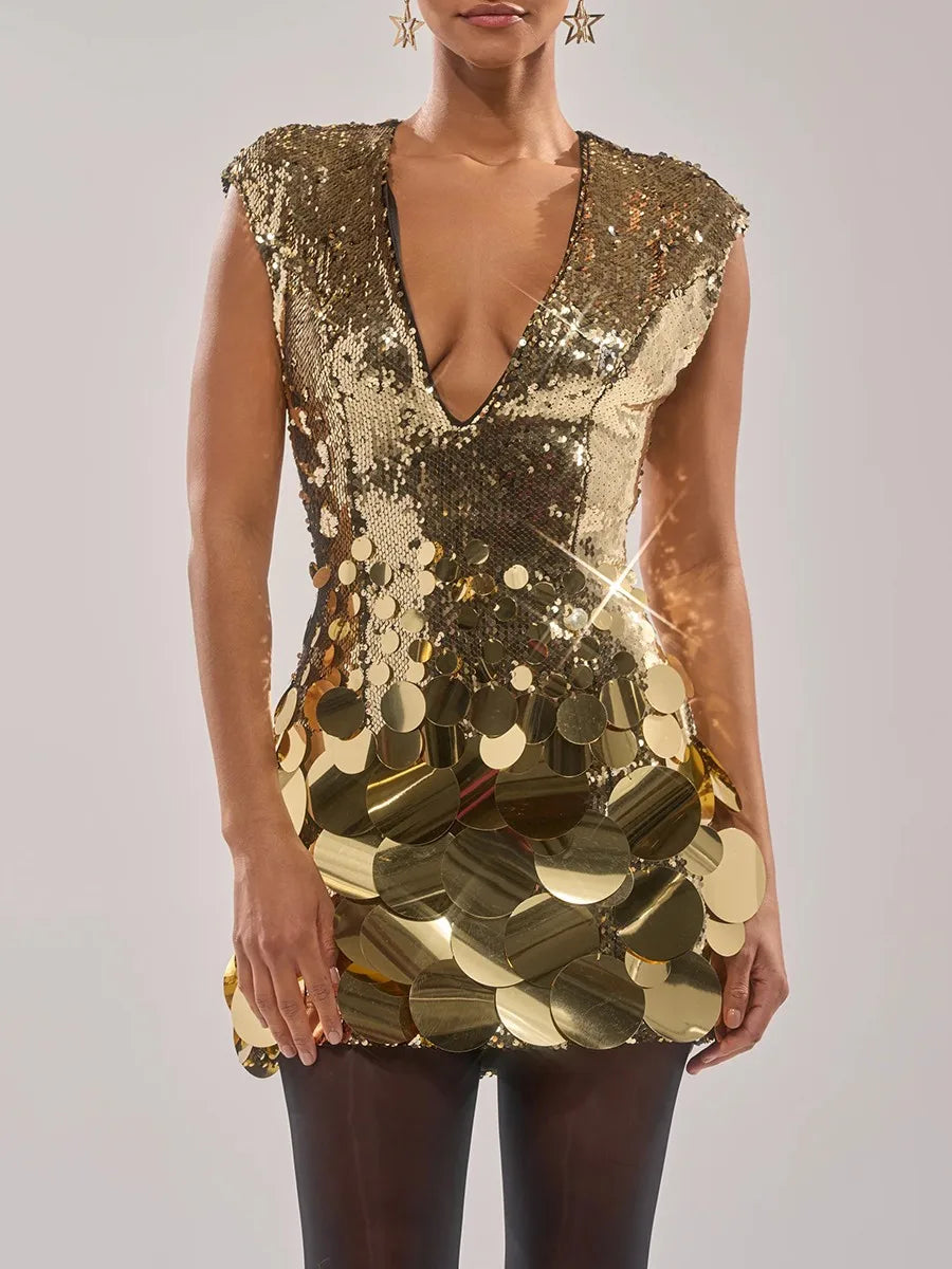 Soraya Sequins Mini Dress