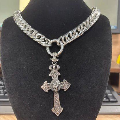 Cross Pendant Choker