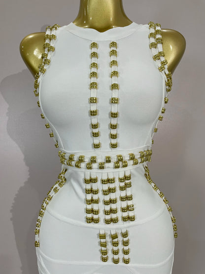 Hollywood Bandage Midi Dress