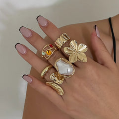 6pcs Elegant Rings